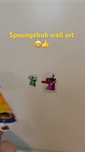 What's your favorite show or book? #art #wallart #artsandcrafts #spongebobsquarepants