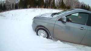 Lada Vesta по сугробам. Система стабилизации ESP Лада Веста по снегу