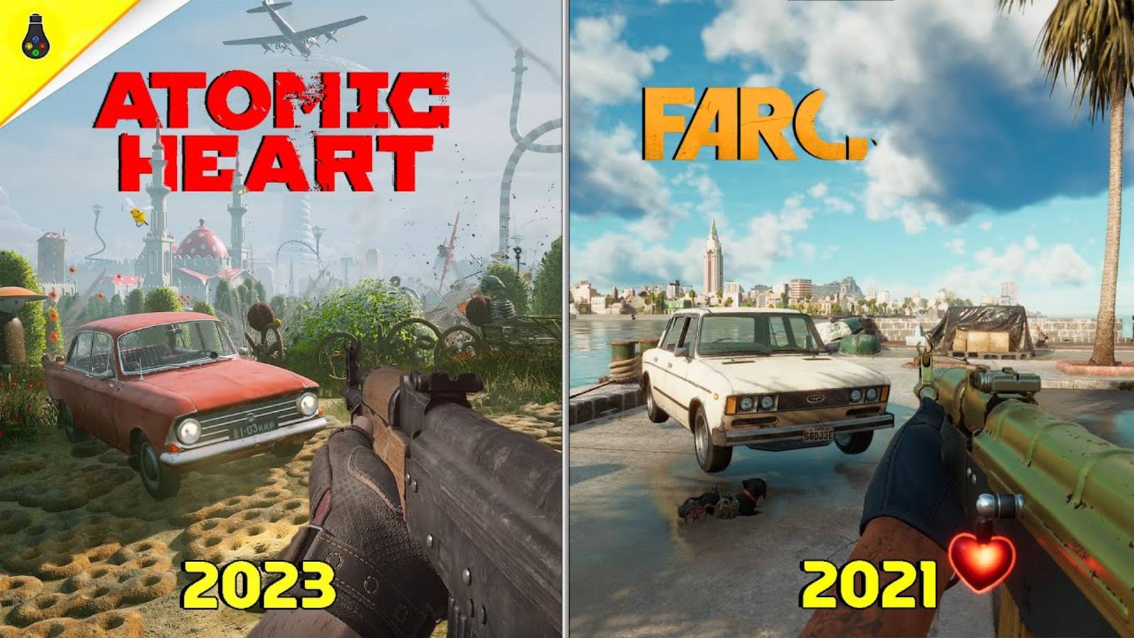 Атомное сердце против Far Cry 6 - Детали и сравнение физики