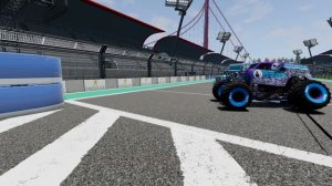 Monster Jam INSANE Racing, Freestyle and High Speed Jumps #39 | BeamNG Drive | Grave Digger