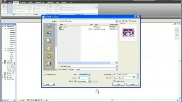 Revit 2010 Import cad file смотреть онлайн