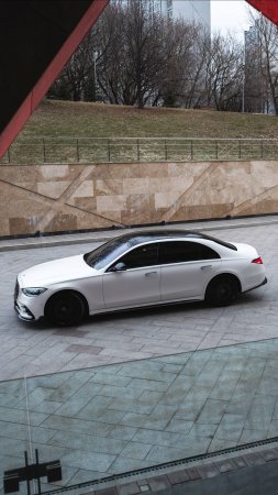 Оклейка Mercedes-Benz S-Class матовым полиуретаном