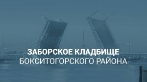 Заборское кладбище Бокситогорского района