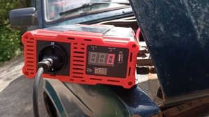 Инвертор автомобильный 12В-220В, 1000 Вт