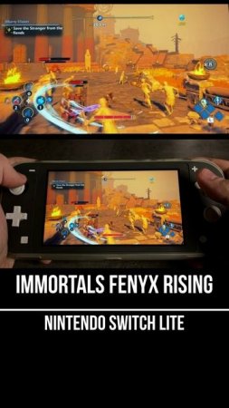 Immortals Fenyx Rising Nintendo Switch Lite Gameplay