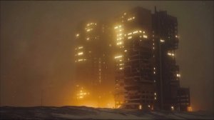 OUTSKIRTS Blade Runner Ambience - Soothing Cyberpunk Ambience for Deep Sleep and Focus (2049 VIBES)
