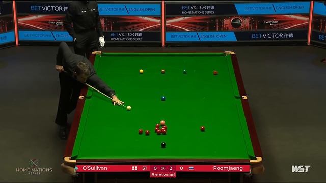Ronnie O'Sullivan and Dechawat Poomjaeng play together like old friends | 2022 English Open R2 смотреть онлайн