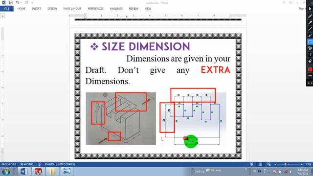 Solidworks 2018 Tutorial : How to Draw a  Basic sketch | Dimensions | Solidworks Tutorial Tamil | S