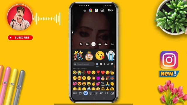 Reels video par shining emoji kaise daale  ! Reel video main glowing emoji Kaise lagaen