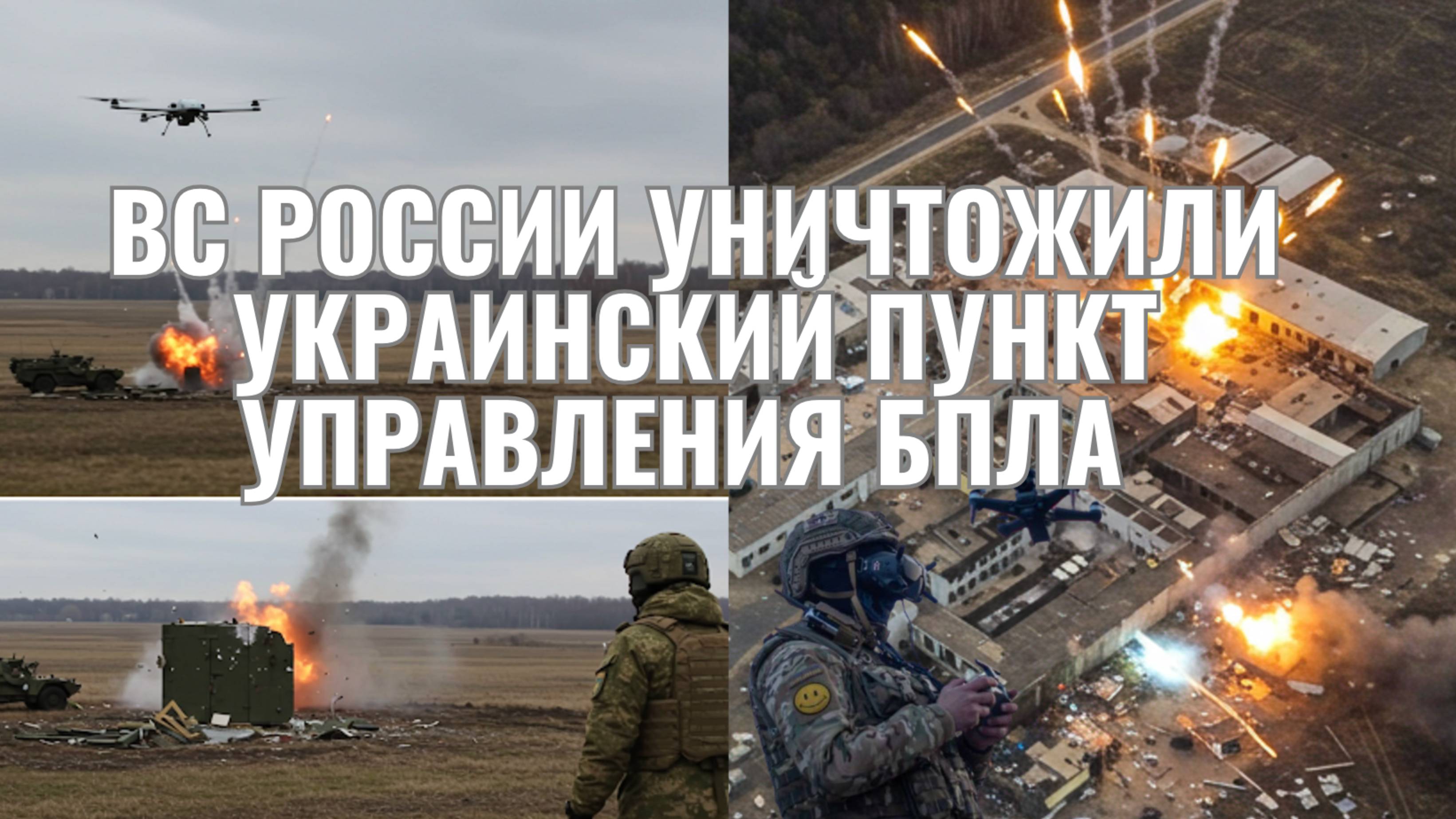 ВС России уничтожили украинский пункт управления дронами в Харьковской области смотреть онлайн