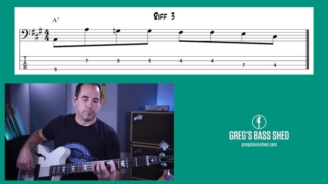 Five SIMPLE Shuffle Blues Bass Riffs (No.182) смотреть онлайн