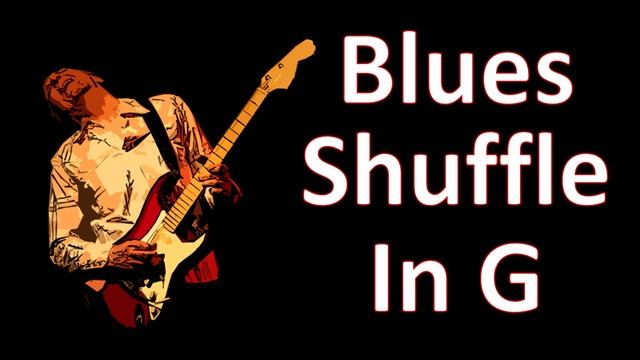 Guitar Backing Track Blues Shuffle In G смотреть онлайн
