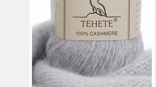 TEHETE 100% кашемировая пряжа для вязания 4 слойная теплая