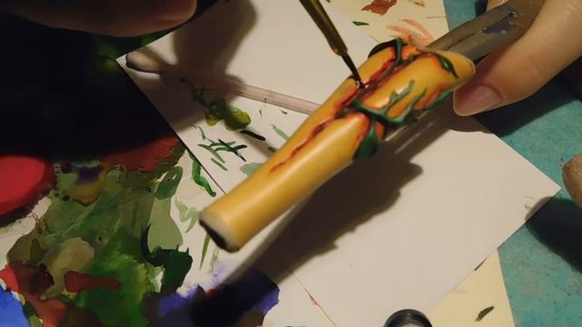 РОСПИСЬ КУКЛЫ ♡ Работа над деталями куклы "Секретный Сад" от AstartA Dolls смотреть онлайн