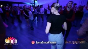 Nikita Taskaev and Kristina Bolbat Salsa Dancing at Salsa Stars Party, Friday 15.02.2019