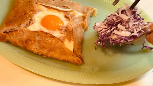 お昼に食べたいそば粉のガレット/簡単りんごパイ🍎