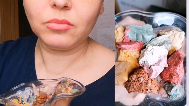 Радужное мороженое 🍨🌈//ASMR //Crunch //Rainbow ice cream  ➡️