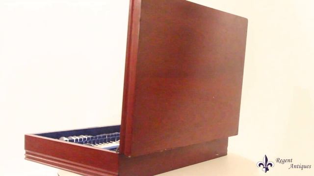 Vintage 60 Piece Sterling Silver Cutlery Set Mappin & Webb смотреть онлайн