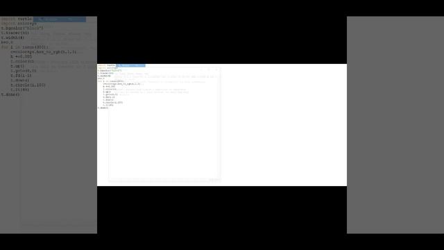 Python turtle graphic design || python coding status 😍 #shorts #programming #turtle #python
