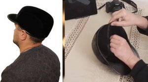 Кепка "Брюс" из меха нерпы