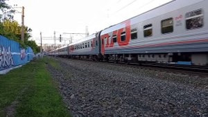 Электровоз ЭП2К-300 с поездом №117Й Самара — Адлер