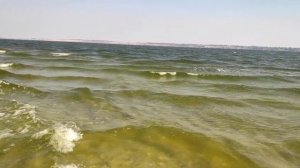 Кинбурнская коса.Чёрное море сливается с Днепро-Бугским лиманом.Крастота!