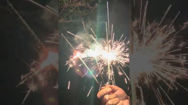 Свеча бенгальская Уральские самоцветы (желт, фиолет, зел)