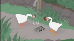 Бесим бедного садовника в Untitled Goose Game