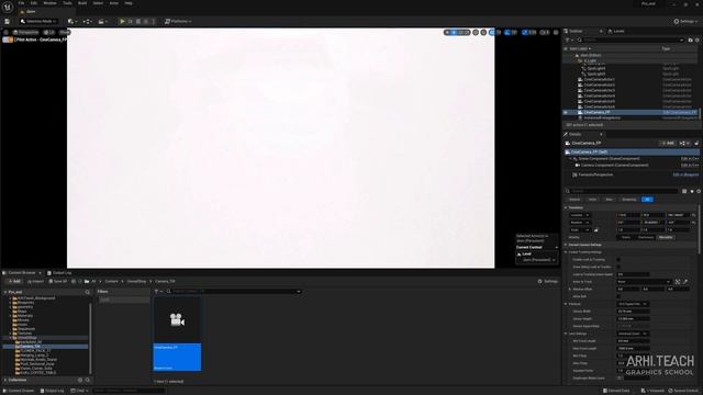 Как выровнять вертикали у камеры и создать tilt эффект в Unreal Engine 5 | Интерьер в Unreal Engine