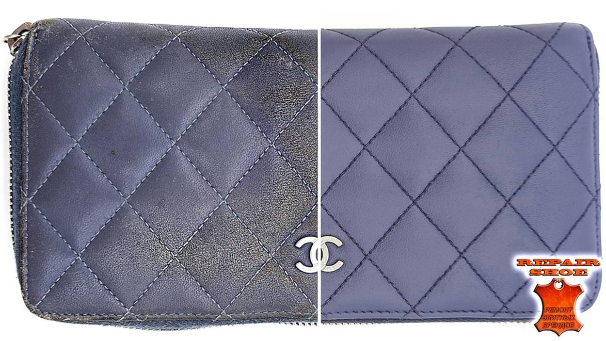 Реставрация кошелька CHANEL ДАЕТ ПОТРЯСАЮЩИЙ результат