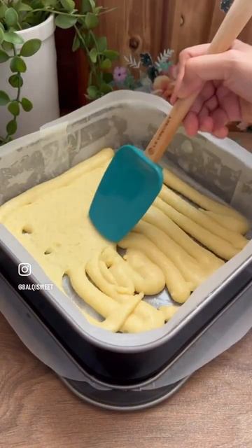 بسبوسة محشية لاتيه رهييييبه.سناب بلقيس الحيدري