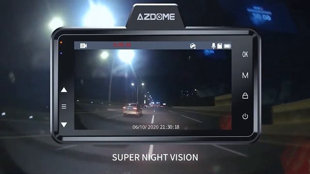 Видеорегистратор AZDOME FHD 1080P Dash Cam 3 с AliExpress смотреть онлайн