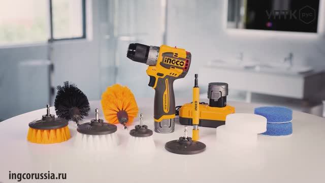 Аккумуляторный шуруповерт б/щ 16В Li-ion, 60 Нм (4) INGCO COSLI240786 INDUSTRIAL смотреть онлайн