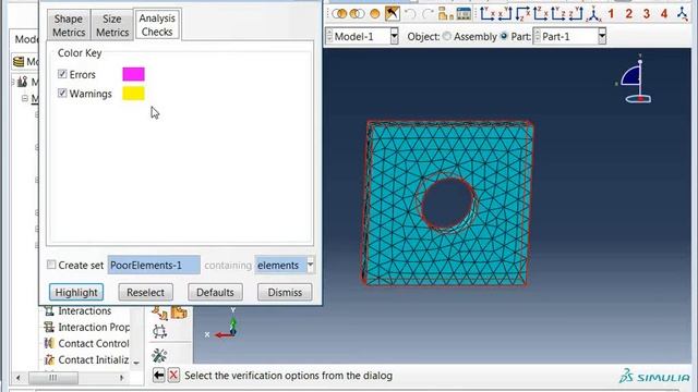 Modal analysis of plate with hole using Abaqus CAE.#fea#structural#abaqustutorial#mechanical #mtech