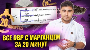 Все ОВР с марганцем на ЕГЭ за 20 минут I Химия ЕГЭ 2025 I Умскул