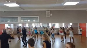 Talal's Footwork Salsa Class in Odessa (Ukraine) -August 2014-