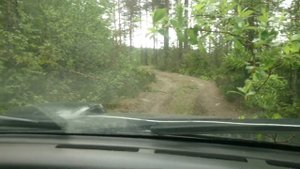 глубокая лужа в районе озера Хиетаярви