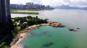 Silver beach near Huizhou city, China