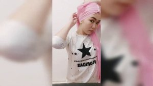 Браслетпен орамалды сәнді етіп тағу үлгісі🤗