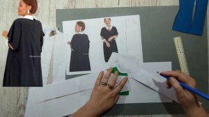 Моделирование. Стильное платье на каждый день. Выкройка № 1627.