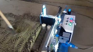 Screeding robot - quickly and efficiently! _ Робот для полусухой стяжки - быстро и качественно!