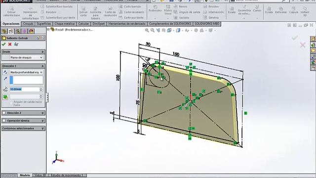 Diseño de pieza para Fresadora CNC en solidworks смотреть онлайн