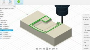 Fusion 360 | Milling simulation | 3 Axis mill tool path