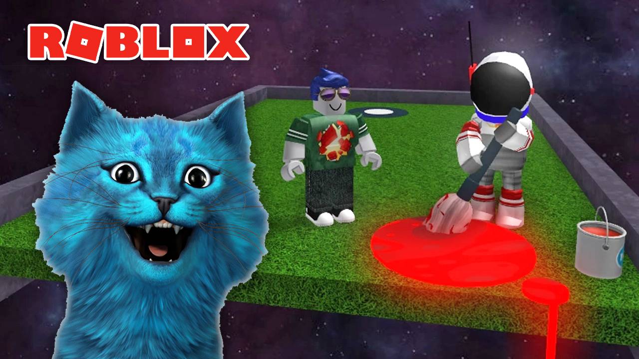 КОТЁНОК ЛАЙК попал в ОТКРЫТЫЙ КОСМОС РОБЛОКС Galactic Golf ROBLOX