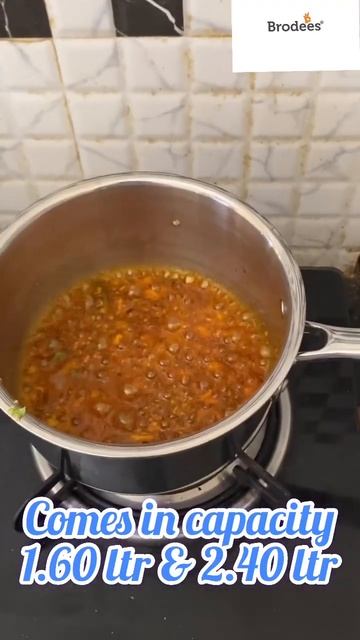 BRODEES Tri Ply Stainless Steel Sauce Pan