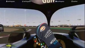 🚀 Как быстро можно освоить трассу? Первая практика в Катаре на Williams! 🏎️