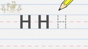 Write the letter H | Alphabet Writing lesson for children | The Singing Walrus