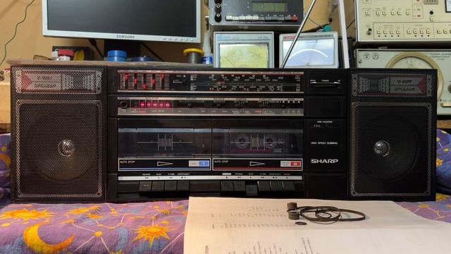 Sharp WF-372 после восстановления, неплохой магнитофон ! смотреть онлайн