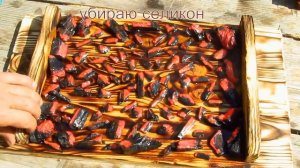 Поднос для подачи шашлыка с имитацией раскаленных углей. Поднос своими руками. Do-it-yourself tray