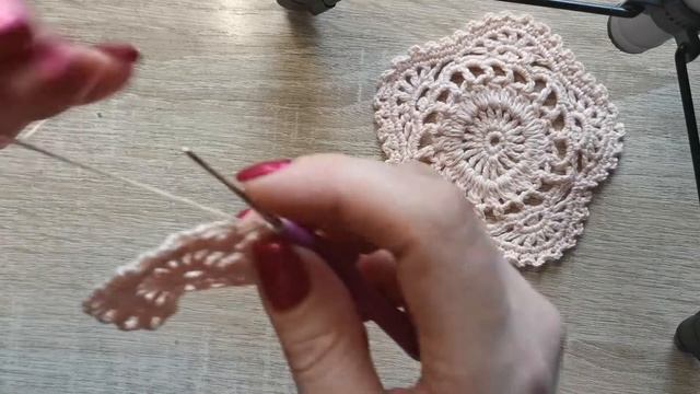 Ажурный мотив для ирландского кружева. Часть 1 смотреть онлайн